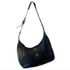 Etienne Aigner Black Leather Handbag